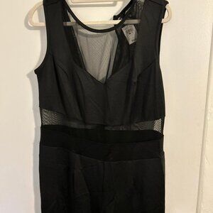 Ashley Stewart Peek A Boo Tummy Large (14) Jumpsuit NWT So Cute